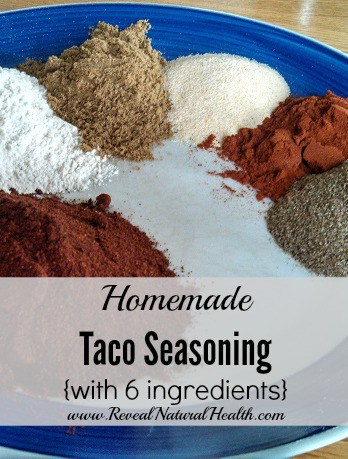 As much as we use taco seasoning, I'm glad I learned to make my own. This version is so much healthier than store bought and only needs 6 ingredients.