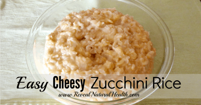 This easy cheesy zucchini rice is a great way to include whole grains and vegetables in your meals.