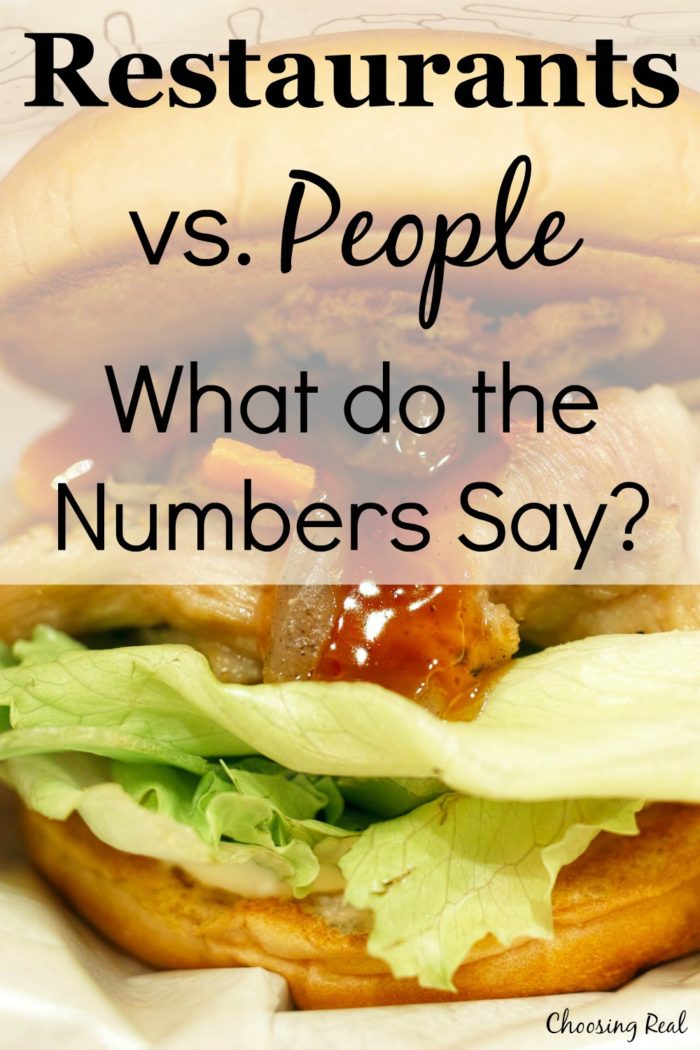 Have you ever wondered how many restaurants there are in this country compared to the number of people?