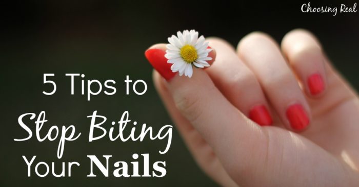 These 5 tips from an admitted nail biter will encourage you in your journey to break the habit and stop biting your nails for good.