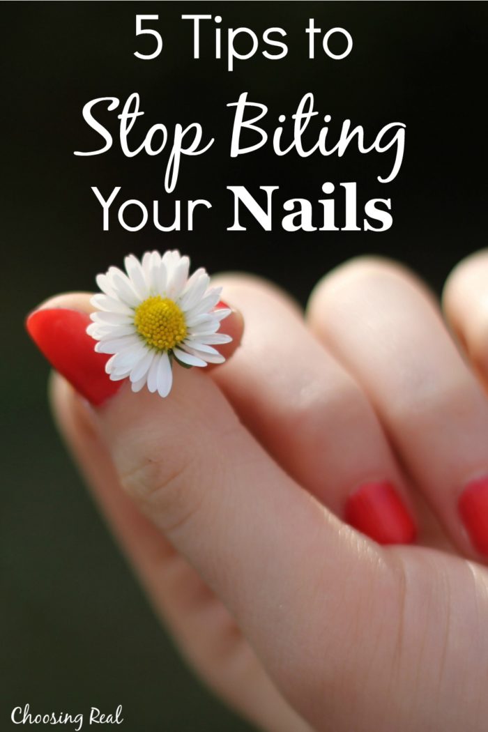 These 5 tips from an admitted nail biter will encourage you in your journey to break the habit and stop biting your nails for good.