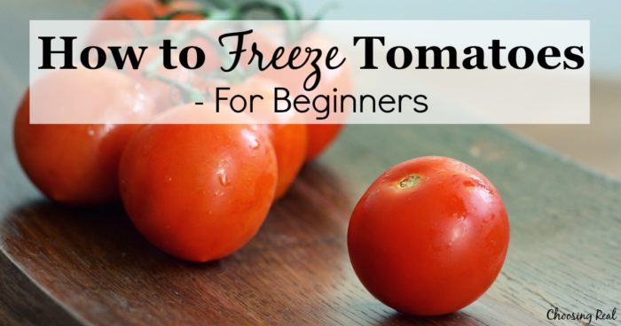 Freezing tomatoes is a great way to preserve your harvest without needing a pressure cooker. Here is a step-by-step tutorial for how to freeze tomatoes.