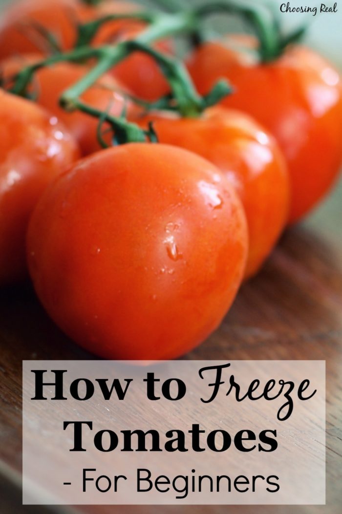 Freezing tomatoes is a great way to preserve your harvest without needing a pressure cooker. Here is a step-by-step tutorial for how to freeze tomatoes.
