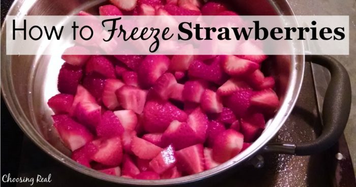 How to freeze strawberries