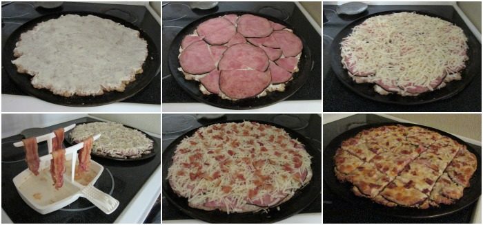 This whole wheat pizza crust rises beautifully (without yeast) and makes a great, healthy base to your homemade pizzas.