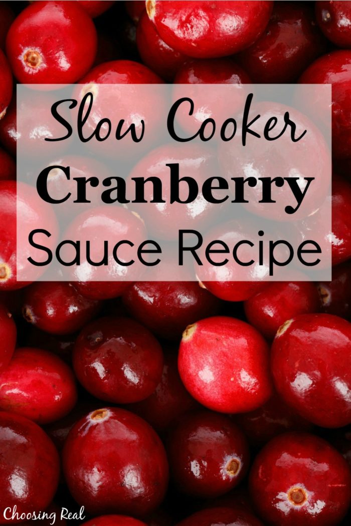 This homemade slow cooker cranberry sauce recipe balances sweetness with tartness making it the perfect complement to your holiday dinner.