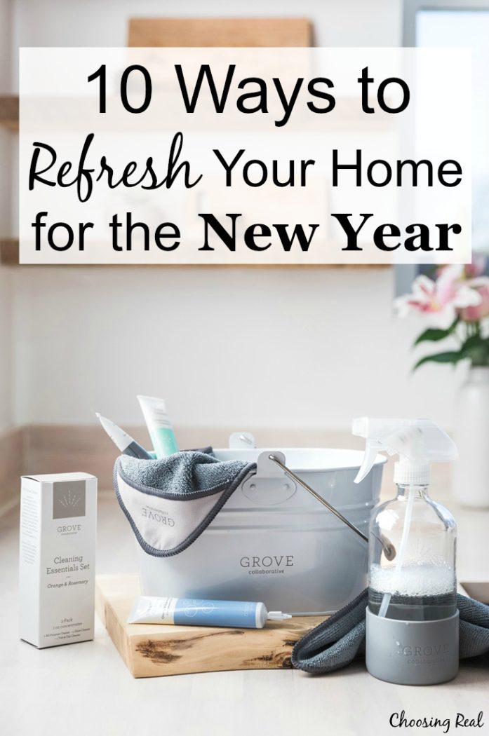 Try out these 10 small ways you can refresh your home for the new year.