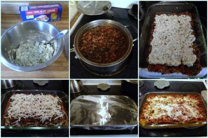 This lasagna recipe is flavorful and packs in healthy spinach for a delicious family meal.